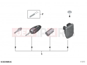 BMW Motorrad BMW 2020 R models R 18 Classic (0L21, 0L23) Single key locking system Keyless Ride 2
