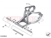 BMW Motorrad BMW 2020 R models R 18 Classic (0L21, 0L23) Rear wheel swinging arm 2
