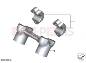 BMW Motorrad BMW 2020 R models R 18 Classic (0L21, 0L23) Clamping support, top 2