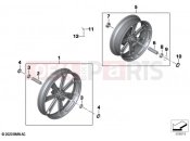 BMW Motorrad BMW 2020 R models R 18 Classic (0L21, 0L23) Forged wheels (19