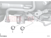 BMW Motorrad BMW 2020 R models R 18 Classic (0L21, 0L23) Grounding screw transmission housing 2