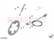 BMW Motorrad BMW 2020 R models R 18 Classic (0L21, 0L23) Speed sensor, front 2