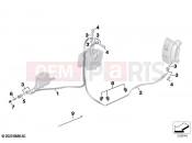 BMW Motorrad BMW 2020 R models R 18 Classic (0L21, 0L23) Brake lines, front 2 2