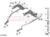 BMW Motorrad BMW 2021 R models R 18 Transcont. (0L41, 0L43) Case holder / Mounting parts