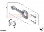 BMW Motorrad BMW 2021 R models R 18 Transcont. (0L41, 0L43) Connecting rod with bearing