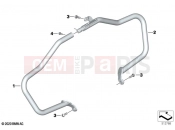 BMW Motorrad BMW 2021 R models R 18 Transcont. (0L41, 0L43) Engine, assembly-protection components