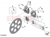 BMW Motorrad BMW 2021 R models R 18 Transcont. (0L41, 0L43) Front wheel brake