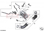 BMW Motorrad BMW 2021 R models R 18 Transcont. (0L41, 0L43) Throttle valve and operation