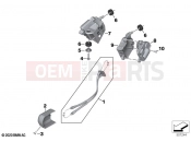 BMW Motorrad BMW 2021 R models R 18 Transcont. (0L41, 0L43) Positioner unit, exhaust flap