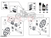 BMW Motorrad BMW 2021 R models R 18 Transcont. (0L41, 0L43) Service, brakes 2