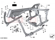 BMW Motorrad BMW 2021 R models R 18 Transcont. (0L41, 0L43) Main frame 2