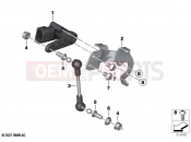 BMW Motorrad BMW 2021 R models R 18 Transcont. (0L41, 0L43) Level sensor, rear 2