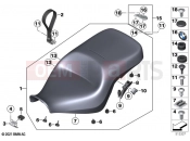 BMW Motorrad BMW 2020 R models R 18 Transcont. (0L41, 0L43) Seat bench | Seat bench