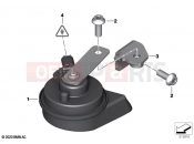 BMW Motorrad BMW 2020 R models R 18 Transcont. (0L41, 0L43) Horn | Horn