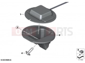 BMW Motorrad BMW 2020 R models R 18 Transcont. (0L41, 0L43) Aerial, SDARS | Aerial, SDARS