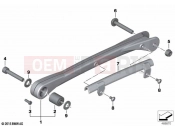 BMW Motorrad BMW 2022 R models R nineT 20 (0L51,0L53) Tension struts with mounting | Tension struts with mounting