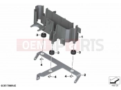 BMW Motorrad BMW 2021 R models R nineT 20 (0L51,0L53) Bracket, control unit | Bracket, control unit