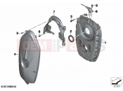 BMW Motorrad BMW 2020 R models R nineT 20 (0L51,0L53) Timing chain cover | Timing chain cover
