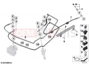 BMW Motorrad BMW 2020 R models R nineT 20 (0L51,0L53) Brake lines, front | Brake lines, front