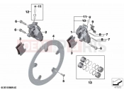 BMW Motorrad BMW 2022 R models R nineT 20 (0L71,0L73) Front wheel brake | Front wheel brake