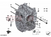 BMW Motorrad BMW 2022 R models R nineT 20 (0L71,0L73) Engine housing | Engine housing
