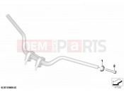 BMW Motorrad BMW 2022 R models R nineT 20 (0L71,0L73) Handlebar vibration absorber | Handlebar vibration absorber