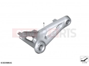 BMW Motorrad BMW 2022 R models R nineT 20 (0L71,0L73) Support, rider's seat 2 | Support, rider's seat 2