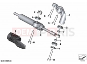 BMW Motorrad BMW 2021 R models R nineT 20 (0L71,0L73) Steering damper