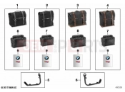 BMW Motorrad BMW 2021 R models R nineT 20 (0L71,0L73) Side bags