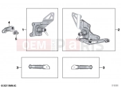 BMW Motorrad BMW 2021 R models R nineT 20 (0L71,0L73) Footpeg system