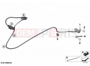 BMW Motorrad BMW 2021 R models R nineT 20 (0L71,0L73) Wheel speed sensor, rear