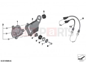 BMW Motorrad BMW 2021 R models R nineT 20 (0L71,0L73) Positioner unit, exhaust flap