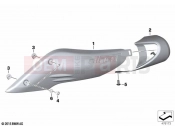 BMW Motorrad BMW 2021 R models R nineT 20 (0L71,0L73) Cover, intake snorkel 2