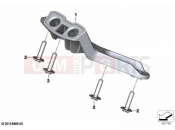 BMW Motorrad BMW 2021 R models R nineT 20 (0L71,0L73) Bracket f instrument cluster 2