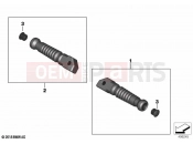 BMW Motorrad BMW 2021 R models R nineT 20 (0L71,0L73) Pillion footrests 2