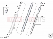 BMW Motorrad BMW 2021 R models R nineT 20 (0L71,0L73) Riser pipe / Absorber 2
