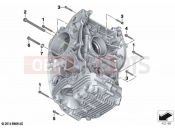 BMW Motorrad BMW 2021 R models R nineT 20 (0L71,0L73) mounting point crankcase left 2