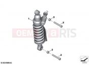 BMW Motorrad BMW 2021 R models R nineT 20 (0L71,0L73) Spring strut, rear | Spring strut, rear