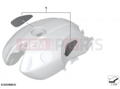 BMW Motorrad BMW 2021 R models R nineT 20 (0L71,0L73) Knee pads 2