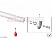 BMW Motorrad BMW 2021 R models R nineT 20 (0L71,0L73) Handlebar end cover Machined 2