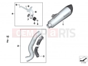 BMW Motorrad BMW 2021 R models R nineT 20 (0L71,0L73) Sport silencer top 2