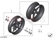 BMW Motorrad BMW 2021 R models R nineT 20 (0L71,0L73) Cast rim 2 2