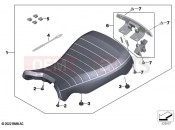 BMW Motorrad BMW 2021 R models R nineT 20 (0L71,0L73) Single seat bench for luggage rack 2 2