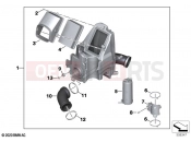 BMW Motorrad BMW 2021 R models R nineT 20 (0L71,0L73) Intake silencer | Intake silencer