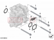 BMW Motorrad BMW 2020 R models R nineT 20 (0L71,0L73) Mounting, control carrier | Mounting, control carrier