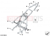 BMW Motorrad BMW 2020 R models R nineT 20 (0L71,0L73) Main frame | Main frame