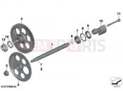 BMW Motorrad BMW 2020 R models R nineT 20 (0L71,0L73) Compensating shaft | Compensating shaft