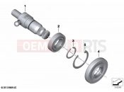 BMW Motorrad BMW 2020 R models R nineT Pure (0J11, 0J13) Selector shaft | Selector shaft