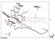 BMW Motorrad BMW 2020 R models R nineT Pure (0J11, 0J13) Set, fork bridge | Set, fork bridge