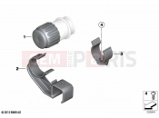 BMW Motorrad BMW 2020 R models R nineT Pure (0J11, 0J13) Sealing cap / holder diagnostic socket | Sealing cap / holder diagnostic socket